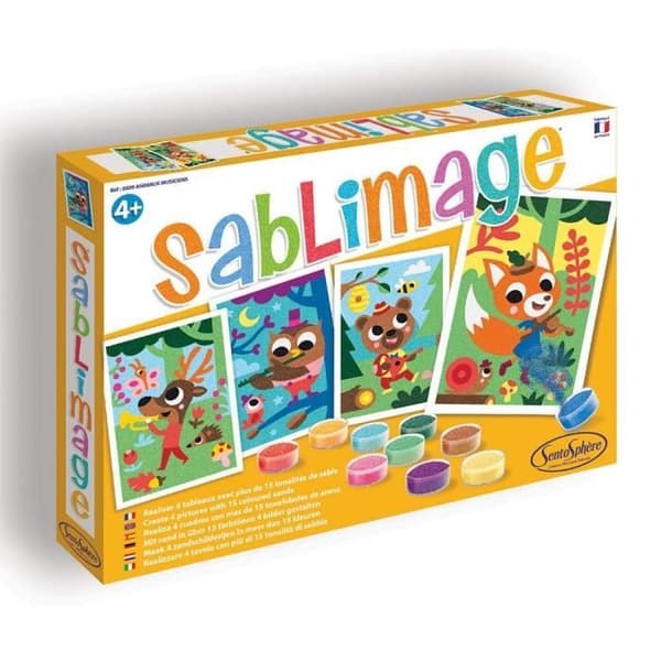 Sablimage Animal Musicians Kit - NO NAME - Blandat - Från 4 år - Orange - Flerfärgad