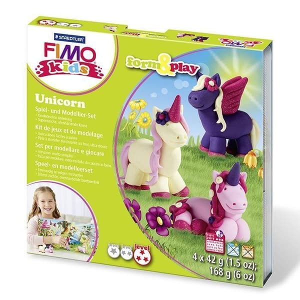 Kit Fimo Kids Enhörning V2 8034 19 Ly02