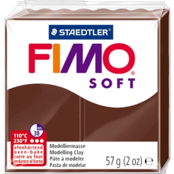 FIMO Polymer Clay - Chokladbrun - Avancerad - Idealisk för smycken och kostymtillbehör
