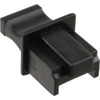 INLINE - støvdæksel til RJ45 jack - sort - (59942E)