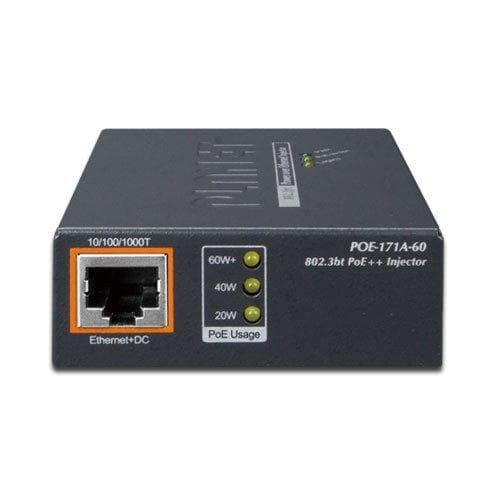 PLANET IPOE-171-60W verkkokytkin Gigabit Ethernet (10/100/1000) Power over Ethernet (PoE) Sininen (IPOE-171-60W) Sininen