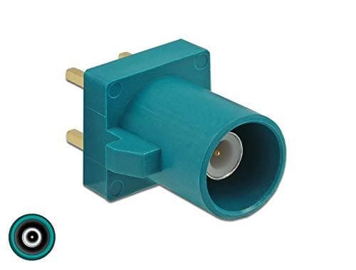 DeLOCK - RF-liitin - FAKRA Z-liitin (S) - RAL 5021, vedensininen (89737)