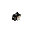 Miniatyrbillede 1 af 2: DIGITUS Keystone Modul Cat-5e Uafskærmet - RJ45-stik - 100MHz 1GBase-T - AWG 26-22 - Værktøjsfri samling - Sort