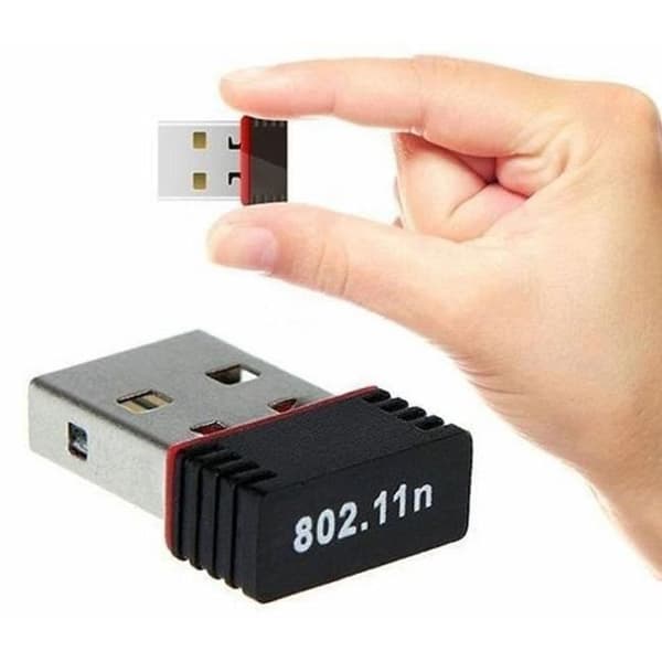 ENKELT: USB WIFI-NYCKEL DONGLE Trådlös nätverksadapter 150 Mbps 802.11n/g/b 48h