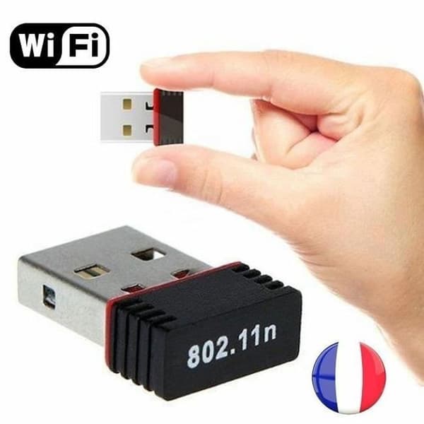 ENKELT: USB WIFI-NYCKEL DONGLE Trådlös nätverksadapter 150 Mbps 802.11n/g/b 48h