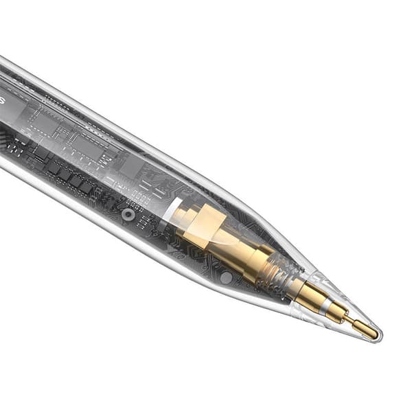 TOUCH PEN Baseus Smooth Writing 2 Series, indicator LED, incarcare Type-C, alb "SXBC060502" -  (timbru verde 0.03 lei)