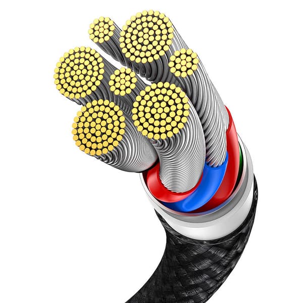 Baseus Universal Cable, Flash Series II 2-in-1 Fast Charging Cable (Type-C to Type-C + Type-C) 100W, 1.5m, Black (CASS060001)