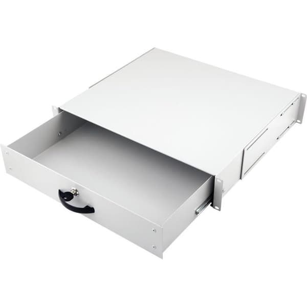 Trek 19" - Utrustning - EZD-2-G - Låsbart - Kompatibel med server - 2U - Grå