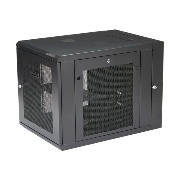 StarTech.com 12U väggfäste serverställ med gångjärn för serverskåp Upp till 81,2 cm djup Nätverksskåp...