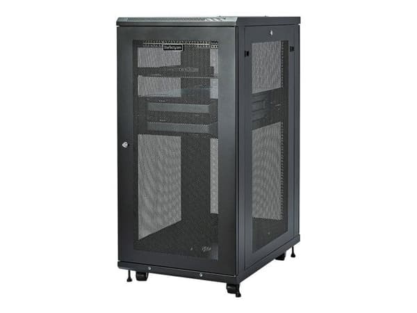 StarTech.com 24U Server Rack Serverskåp med 31" djup nätverkshölje 24U Patch Rack 24U 31" Rack