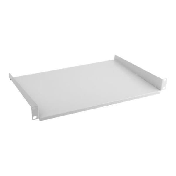 Rackhylla - Lanberg - RAL 7035 - 1U - 4-punkts frontfäste