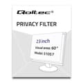 Miniatyrbild 1 av 3: QOLTEC 51057 ANTI-GLARE SCREEN FILTER OCH SEKRETESSFILTER