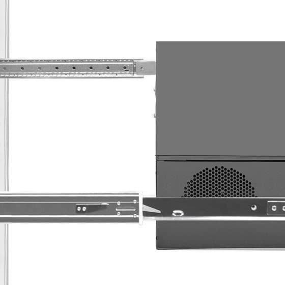 SilverStone SST-RMS05-22 - 3U & 4U Verktygsfri kullagersats, 440 mm bred kuggstång, upp till 77,16 lbs