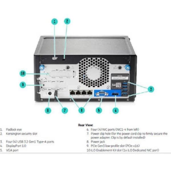 MicroSvr Gen10+G5420 HP 1P 8G NHP Svr