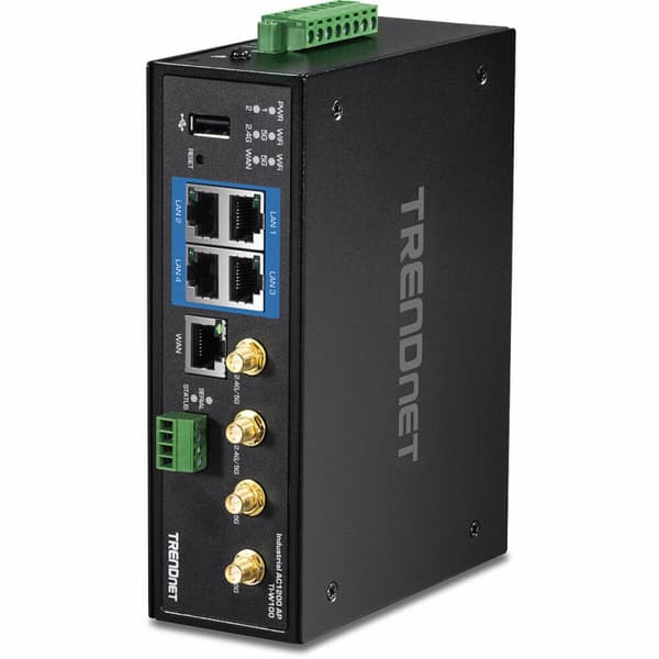 Reititin Trendnet TI-W100 WiFi 5 5 GHz Musta