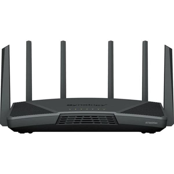 Router - Synology RT6600AX Desktop Wireless Triband -Router - Wireless - 4 Port Switch Svart