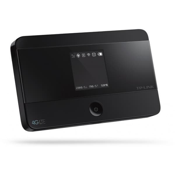 TP-LINK M7350 LTE-modem og WiFi-basestation Sort