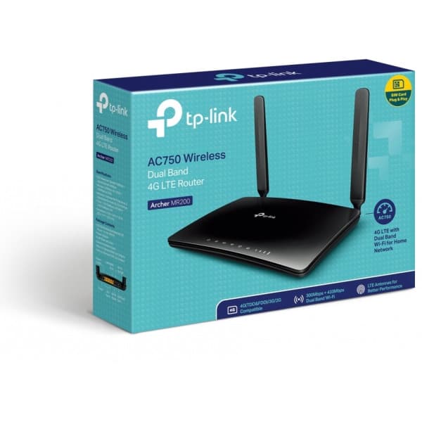 TP-LINK Archer MR200 LTE-modem och WiFi basstation