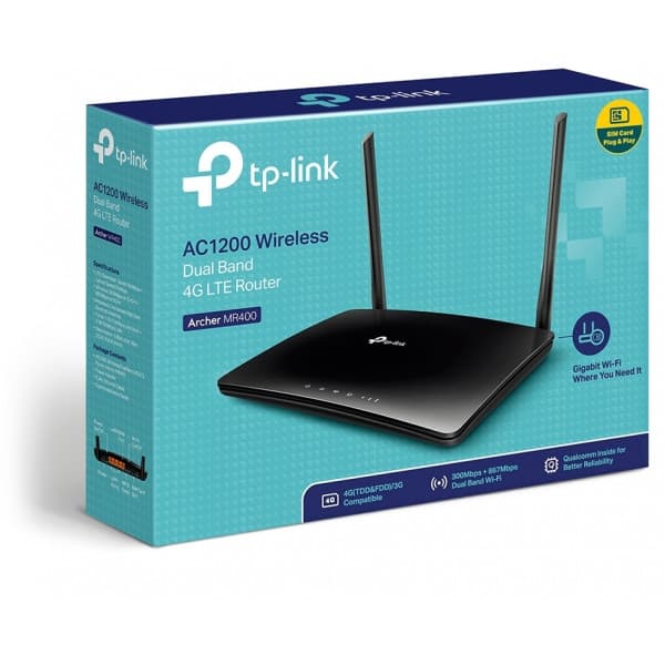 TP-LINK Archer MR400 LTE-modem og WiFi basestation