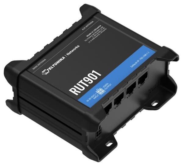 Wireless Router|TELTONIKA|Wireless Router|IEEE 802.11b|IEEE 802.11g|IEEE 802.11n|3x10/100M|LAN \ WAN ports 1|4G|RUT901
