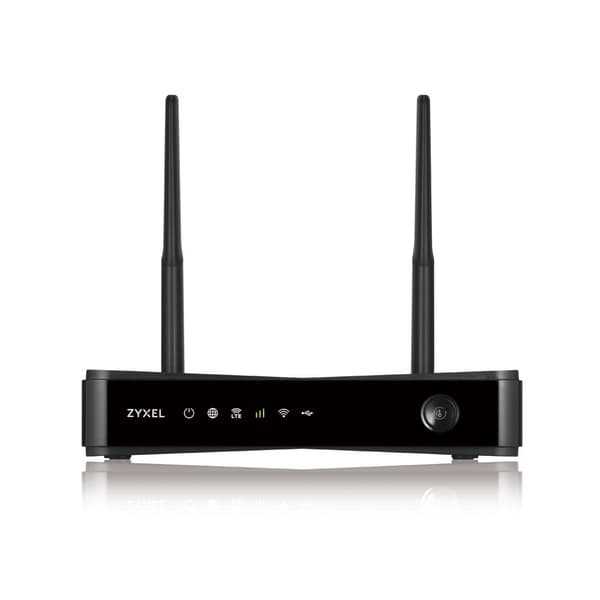 Wireless Router ZYXEL LTE3301-PLUS, SIM, 4G, 4x 1Gb port, AC1200 Sort