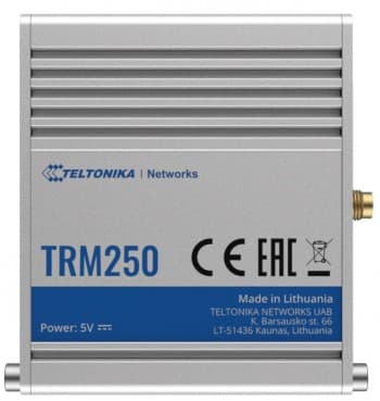 LTE Cat-M1/NB-IoT Modem | TRM250 | Ethernet LAN (RJ-45) ports 0 | Mesh Support No | MU-MiMO No | 4G | Antenna type External | 1