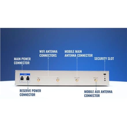Teltonika RUTXR LTE Router | Enterprise Rack-Mountable SFP/LTE Router | RUTXR1 | 802.11ac | 867 Mbit/s | 10/100/1000 Mbit/s | Ethernet LAN (RJ-45) por