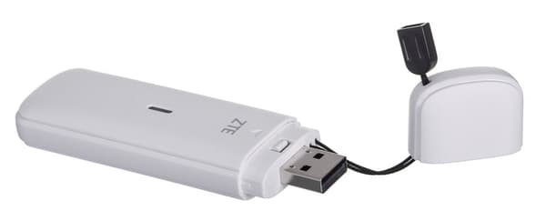 Huawei ZTE MF833U1 Matkapuhelinverkkomodeemi USB-tikku (4G/LTE) 150 Mbps valkoinen