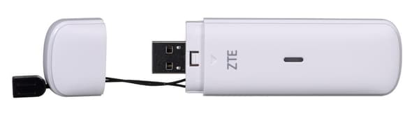 Huawei ZTE MF833U1 Matkapuhelinverkkomodeemi USB-tikku (4G/LTE) 150 Mbps valkoinen
