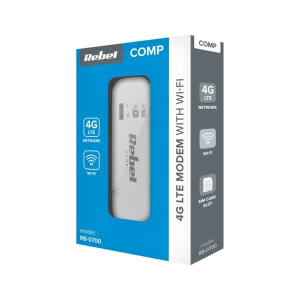 Rebel 4G-modem (vit)