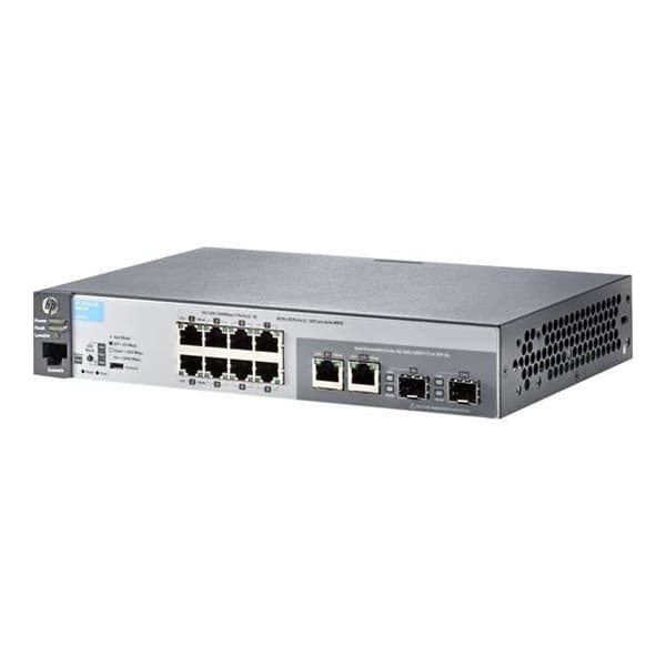 HPE 2530-8G 8-portars hanterbar Ethernet-switch - 2 lager stöds- REFURBISHED