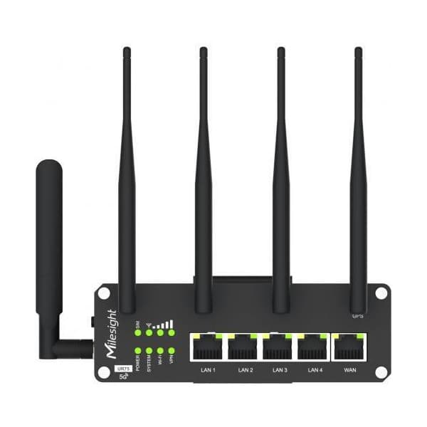 Milesight UR75-500GL-G-P-W 5G -modeemi ja WiFi -reititin