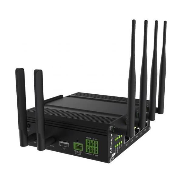 Milesight UR75-500GL-G-P-W 5G -modem och WiFi-router