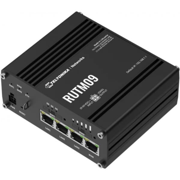 Teltonika RUTM09 3G/4G/LTE-modem Svart