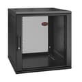 Miniatyrbild 2 av 3: apc apc netshelter wx 12u enkelväggmonterad svartRouter, Wifi, Nätverk APC NetShelter WX 12U enkelgångjärn väggmonteringshölje