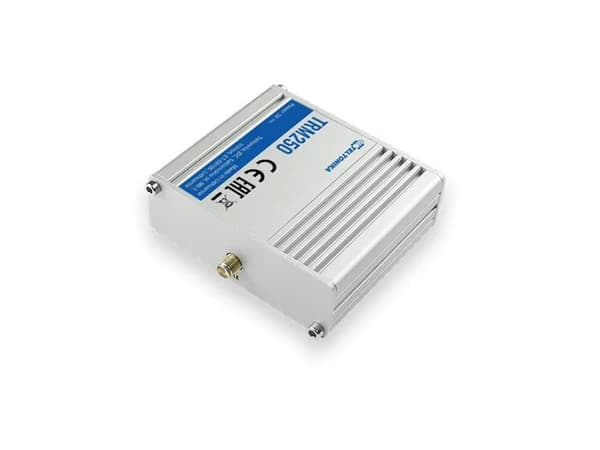 Teltonika TRM250, Intern, Gjuten aluminium, Blå, TCP/UDP/PPP/FTP(S)/HTTP(S)/NTP/PING/QMI/SSL, Micro-USB, Gjuten aluminium, -40 - 75 ° C