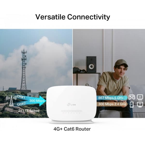 TP-LINK Archer MR505 -4G+ LTE-modem og WiFi-router