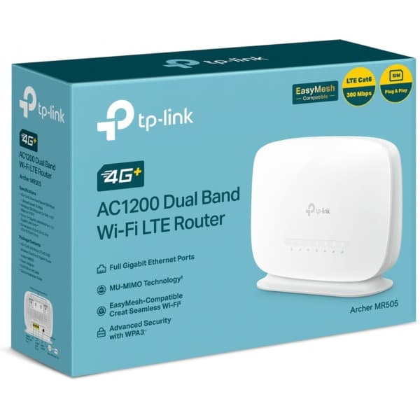TP-LINK Archer MR505 -4G+ LTE-modem og WiFi-router