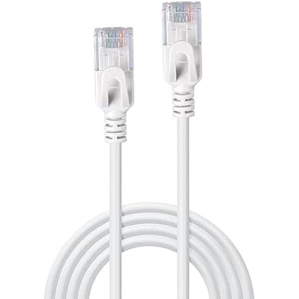 Nätverkskabel - LINDY - Ultra Slim Cat.6A U/UTP - 1m - RJ47 - Oskärmad