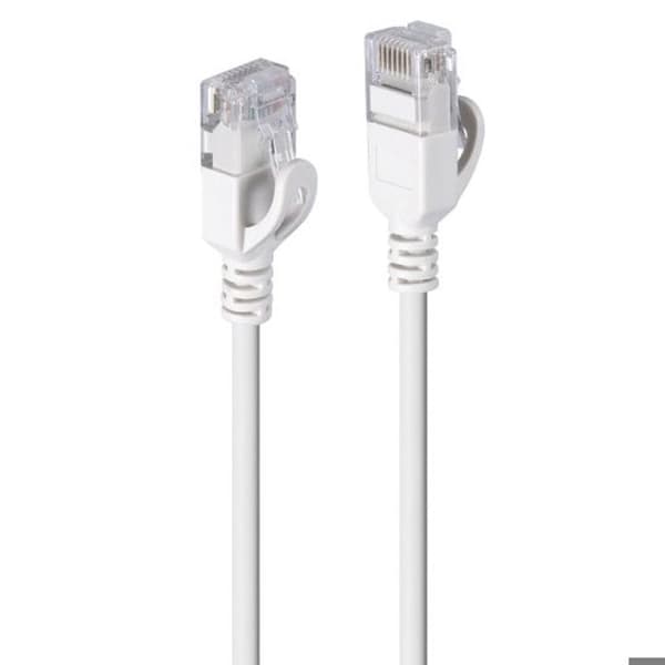 Nätverkskabel - LINDY - Ultra Slim Cat.6A U/UTP - 1m - RJ47 - Oskärmad