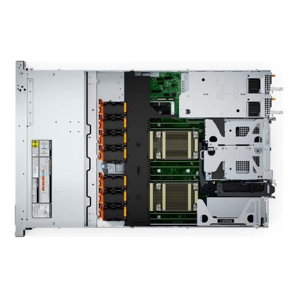 - Dell - Dell PowerEdge R660xs - Server - Rackmonterbar - 1U - 2-vägs - 1 x Xeon Silver 4410Y / 2 GHz - 32 GB RAM - SAS - ho Svart