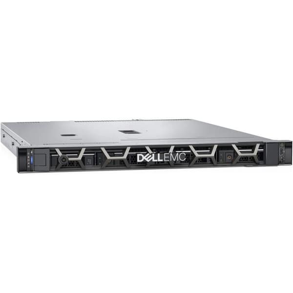Server - Dell - PowerEdge R250 - Xeon E-2314 2.8 GHz - RAM 16 GB - Rackmonterbar 1U Svart