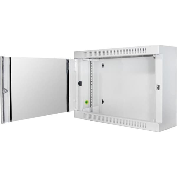 Armoire rack för kontorsbruk eller som elskåp, 6 enheter, 19, Djup 150 mm