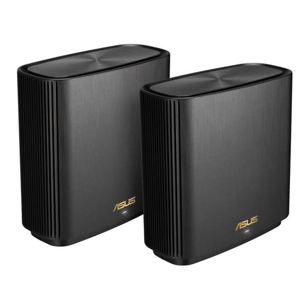 Asus ZenWiFi XT9 Black - Pack of 1 - Wi-FI 6 AX Mesh System, Tri-Band, 7800 Mbit/s, 260m2, AiProtection med Svart