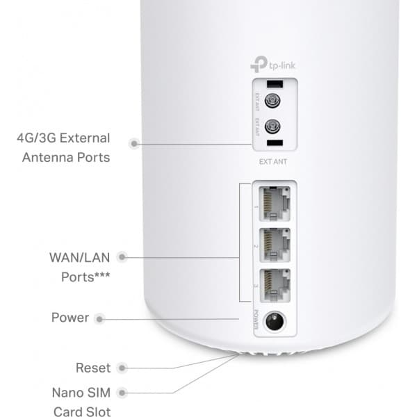 TP-LINK Deco X50-4G Dual Band LTE-modem och WiFi6-basstation