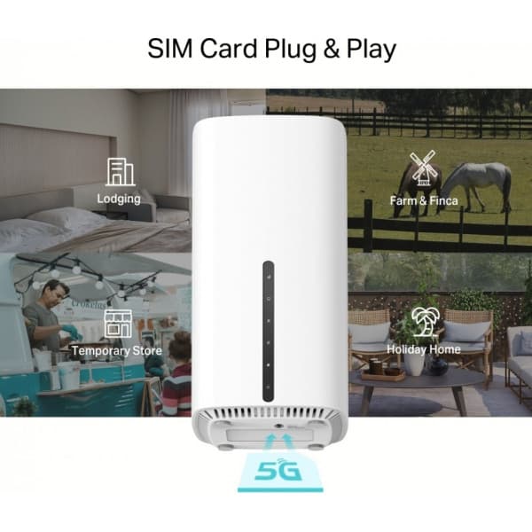 TP-LINK Archer NX200-5G Dual Band 5G/4G/3G -modeemi ja WiFi6 -tukiasema