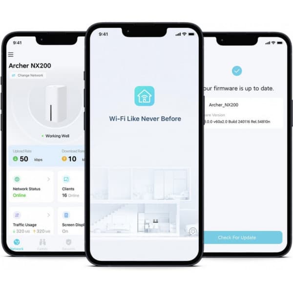 TP-LINK Archer NX200-5G Dual Band 5G/4G/3G -modeemi ja WiFi6 -tukiasema