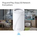 Miniatyrbild 7 av 8: TP-LINK Deco BE65-5G Tri-Band 5G/4G/3G-modem och WiFi 7-basstation