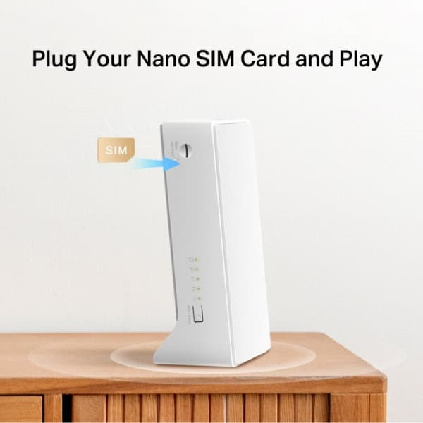 Mercusys MB130 4G LTE-modeemi ja WiFi-tukiasema