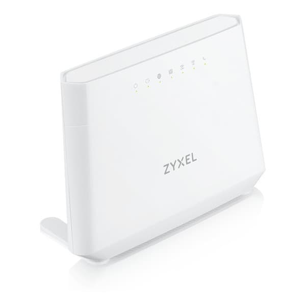 ZyXEL DX3301-T0 AX1800 Dualband ADSL2/VDSL2-modem och WiFi6-router Vit